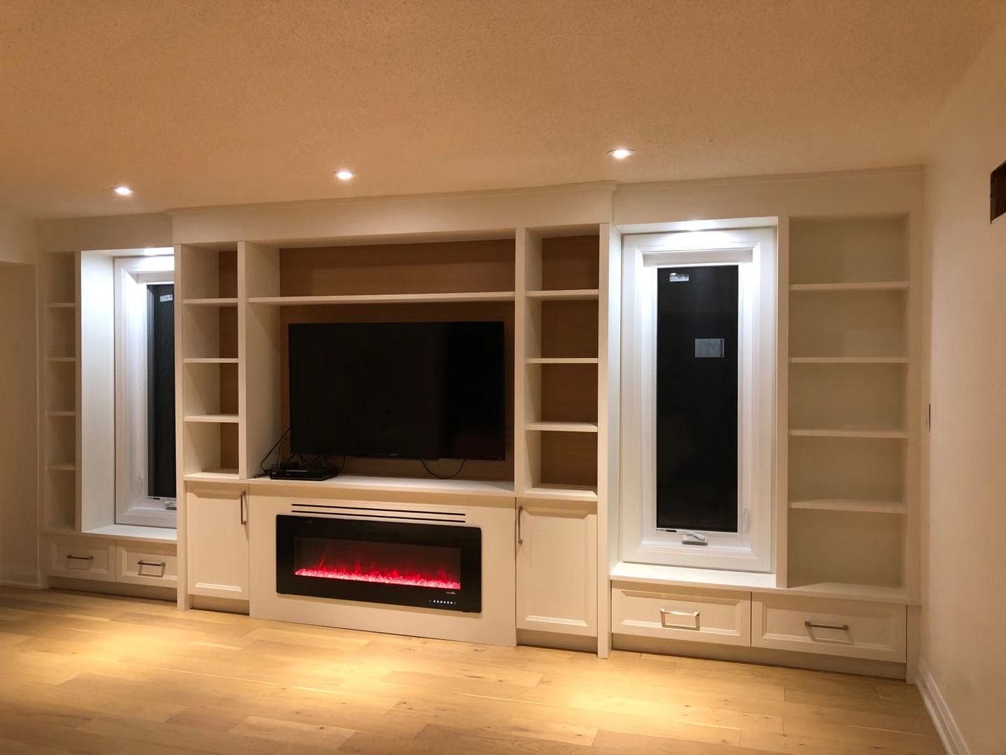 Wall unit renovation after