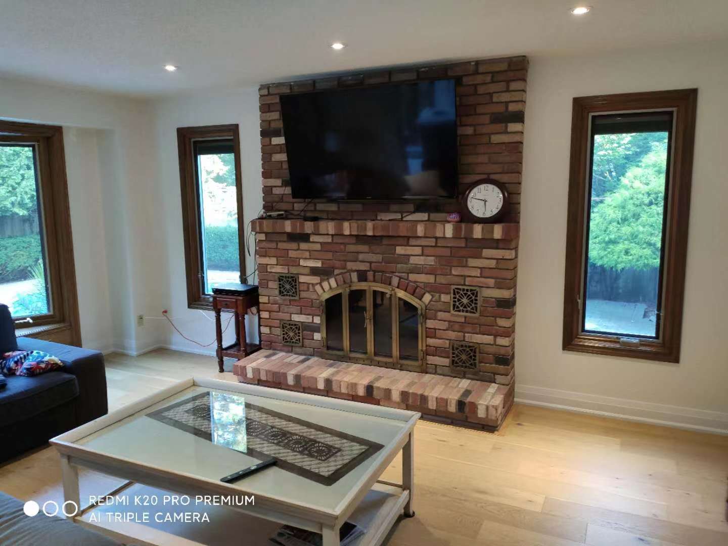 Wall unit renovation before